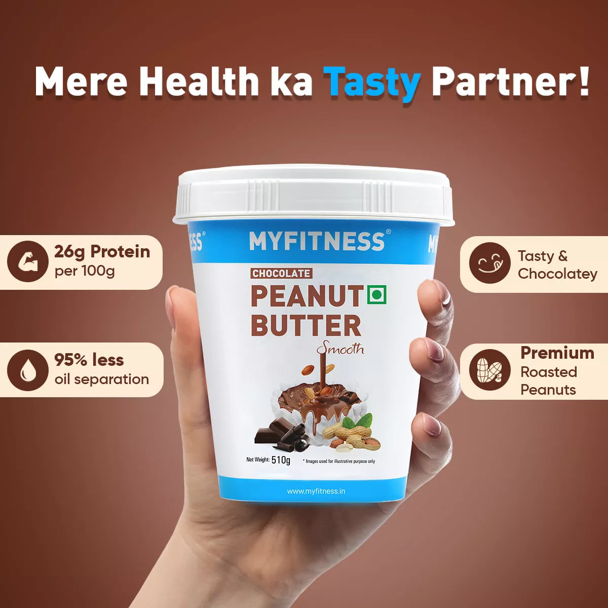 Combo - of Chocolate Peanut Butter: Smooth, Crunchy & Crispy - Image 11