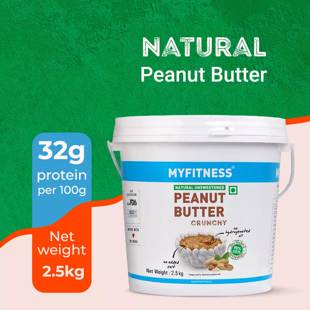 Natural Zero Sugar Crunchy Peanut Butter (32% Protein) - Image 21