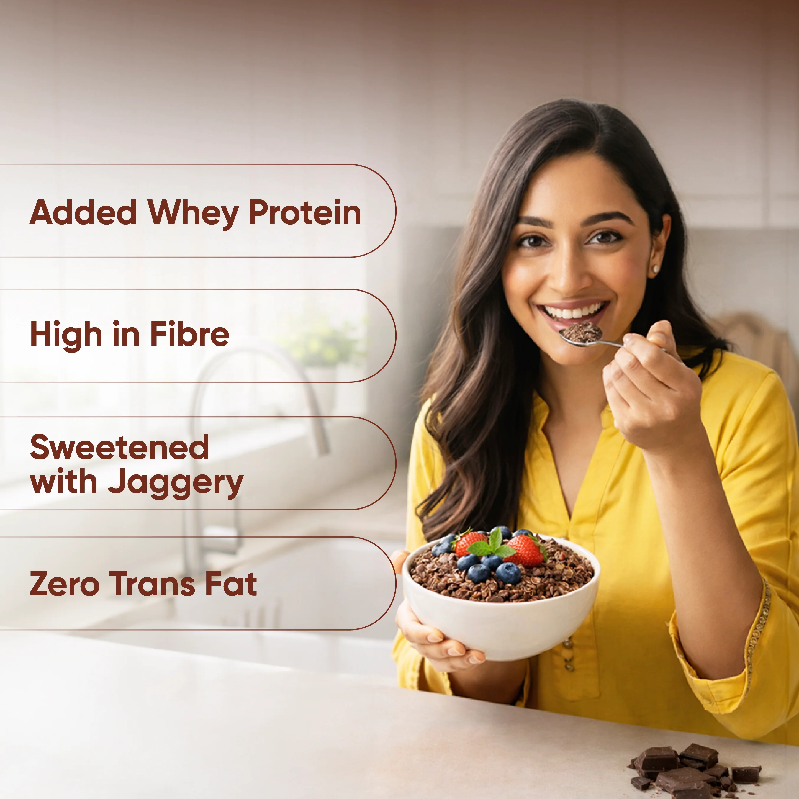 Testing - High Protein Chocolate Oats 900g Pack - Image 7